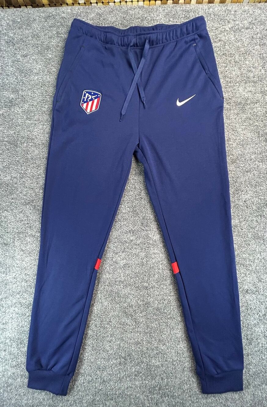 Nike Dri-FIT Atletico Madrid Soccer Training Jogger Pants Men's M Blue Athletic
